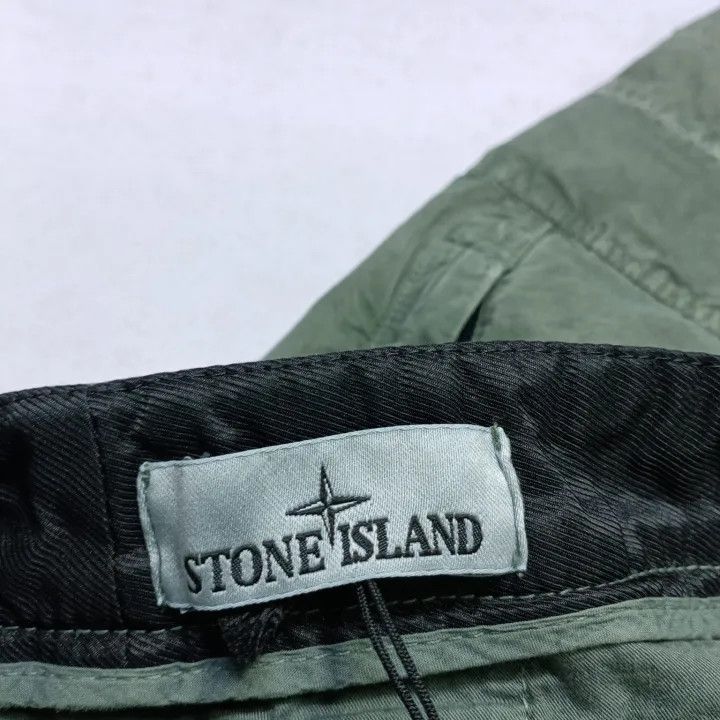 Stone Island Stone Island Green Casual Cargo Shorts for Men Size US 34 / EU 50 - 4 Thumbnail
