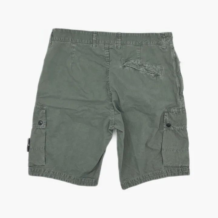 Stone Island Stone Island Green Casual Cargo Shorts for Men Size US 34 / EU 50 - 3 Thumbnail