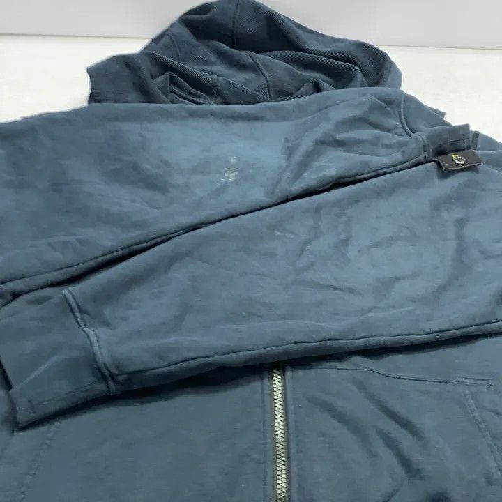 Stone Island Stone Island Blue Hooded Zip Jacket Size US XXL / EU 58 / 5 - 11 Thumbnail