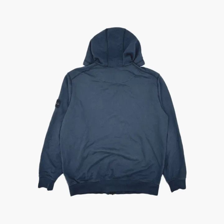 Stone Island Stone Island Blue Hooded Zip Jacket Size US XXL / EU 58 / 5 - 3 Thumbnail