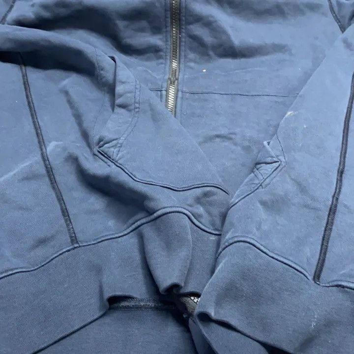 Stone Island Stone Island Blue Hooded Zip Jacket Size US XXL / EU 58 / 5 - 16 Thumbnail