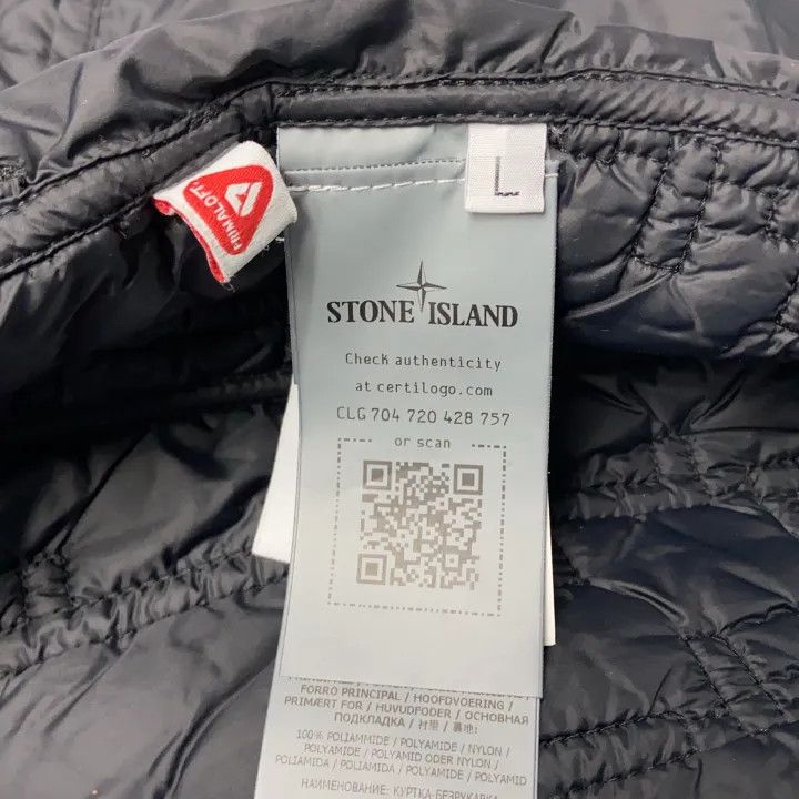 Stone Island Stone Island Black Quilted Vest for Men Size US L / EU 52-54 / 3 - 5 Thumbnail