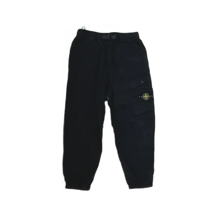 Stone Island Stone Island Black Loose Pocket Cargo Pants Size US 32 / EU 48 - 2 Thumbnail