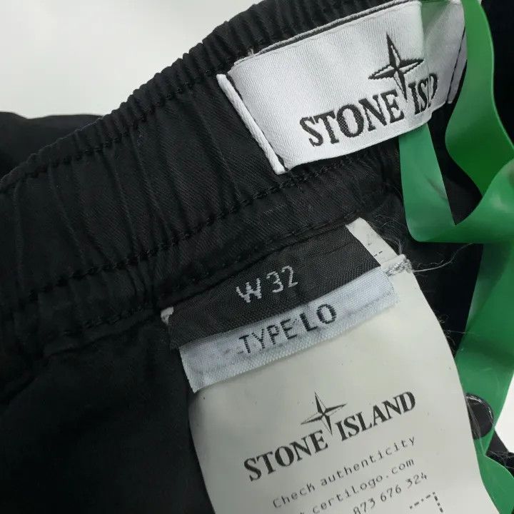 Stone Island Stone Island Black Loose Pocket Cargo Pants Size US 32 / EU 48 - 5 Thumbnail
