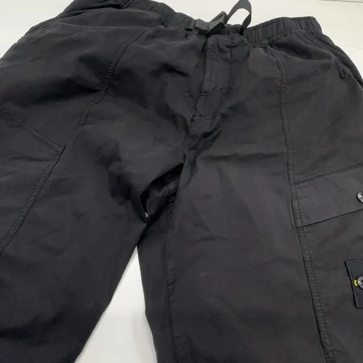 Stone Island Stone Island Black Loose Pocket Cargo Pants Size US 32 / EU 48 - 8 Thumbnail