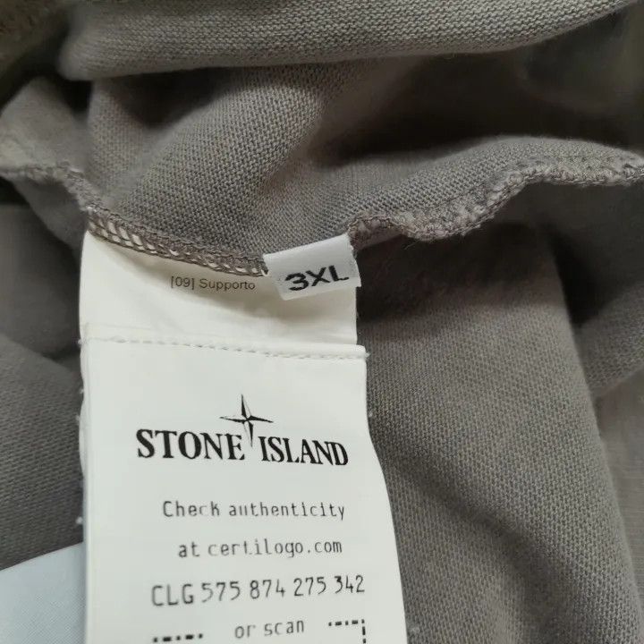 Stone Island Stone Island SS24 Dirtyfit Logo T-Shirt Size US XXL / EU 58 / 5 - 5 Thumbnail