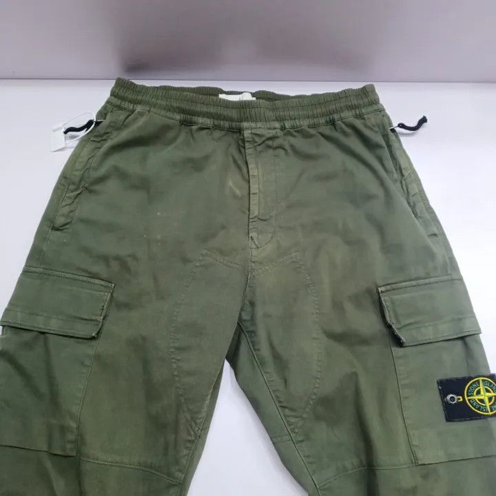 Stone Island Stone Island Casual Green Cargo Pants Size US 32 / EU 48 - 13 Thumbnail