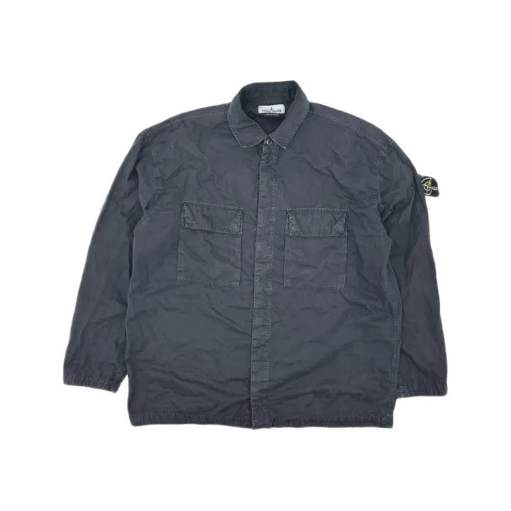 Stone Island Stone Island Navy Blue Pocket Jacket Size US XL / EU 56 / 4 - 2 Thumbnail