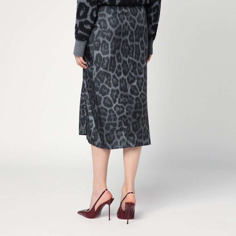 Stella McCartney Stella Mccartney Leopard Midi Skirt With Knot Size 28" / US 6 / IT 42 - 2 Thumbnail