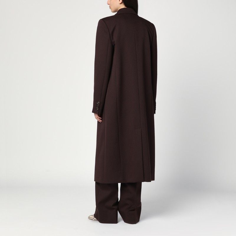 Stella McCartney Stella Mccartney Double-Breasted Plum Wool Coat Size M / US 6-8 / IT 42-44 - 2 Thumbnail