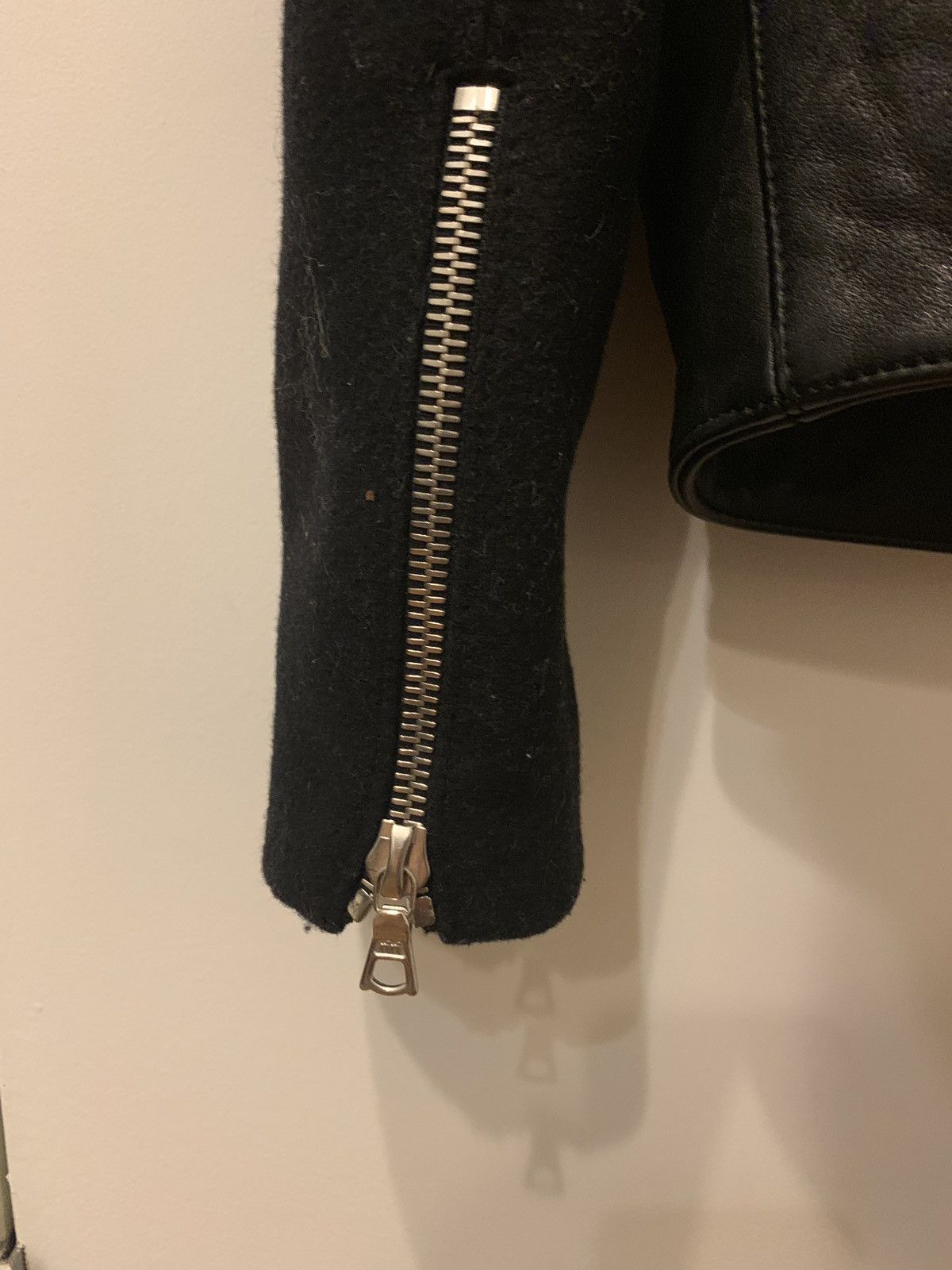 Public School Wool Sleeve Leather Biker Size US M / EU 48-50 / 2 - 10 Thumbnail