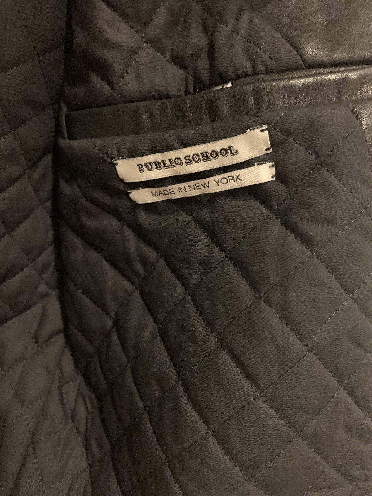 Public School Wool Sleeve Leather Biker Size US M / EU 48-50 / 2 - 7 Thumbnail