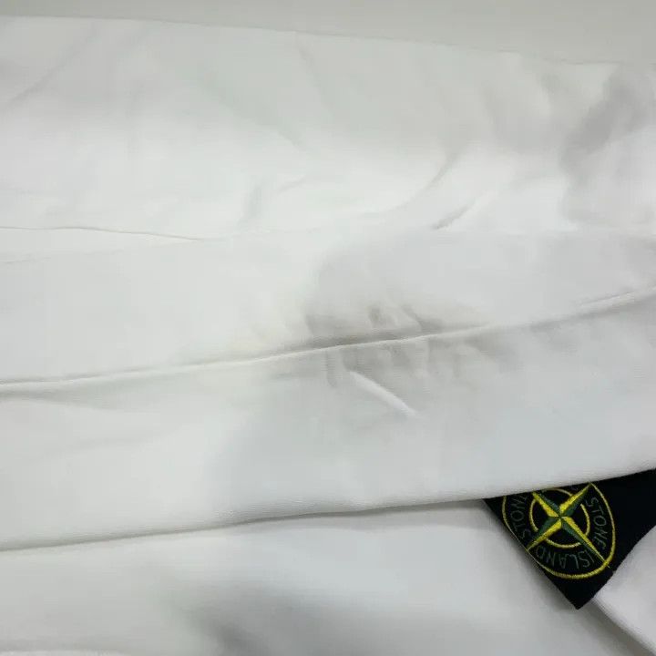 Stone Island Stone Island White Logo Sweatshirt for Men Size US XL / EU 56 / 4 - 8 Thumbnail