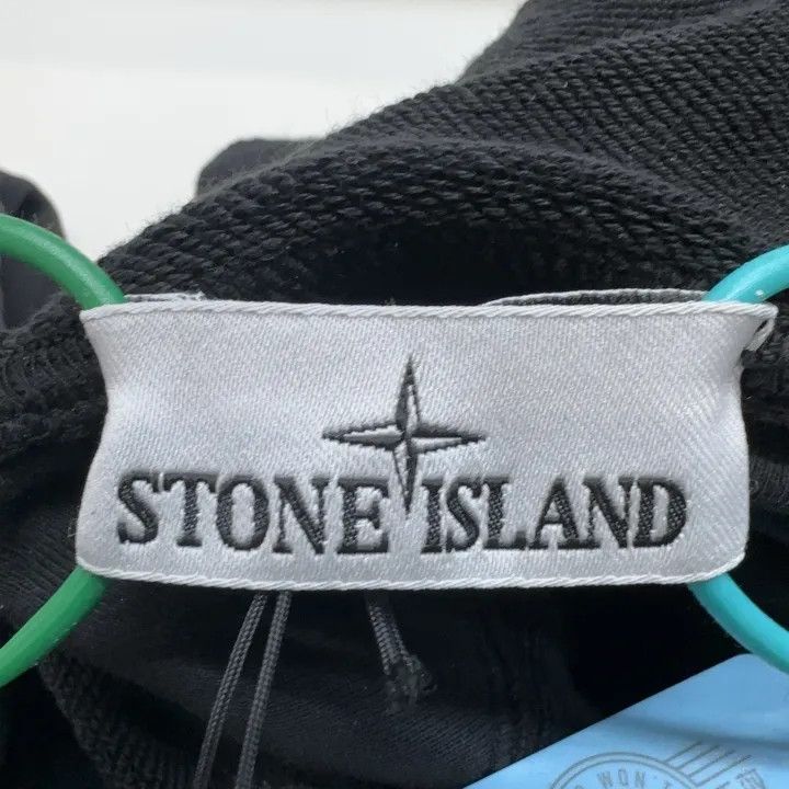 Stone Island Stone Island Black Logo Hooded Sweatshirt Size US L / EU 52-54 / 3 - 2 Thumbnail