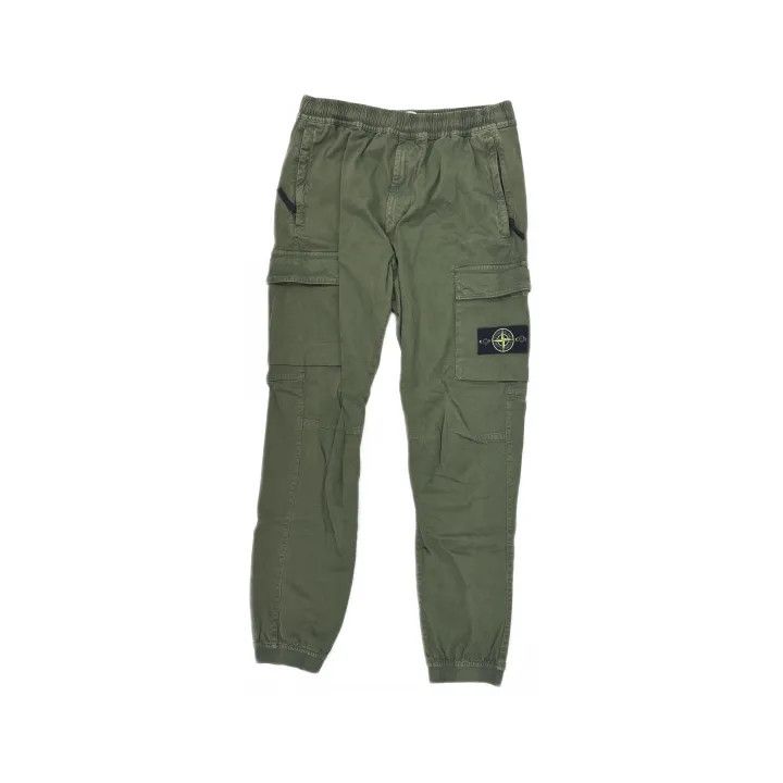 Stone Island Stone Island Green Cargo Pants for Men Size US 32 / EU 48 - 2 Thumbnail