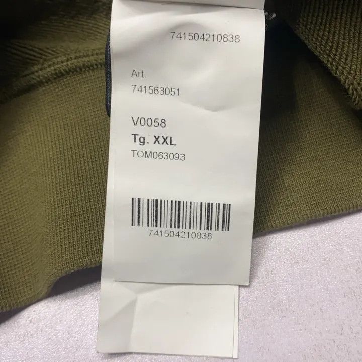 Stone Island Stone Island Olive Green Crew Sweatshirt Size US XXL / EU 58 / 5 - 5 Thumbnail