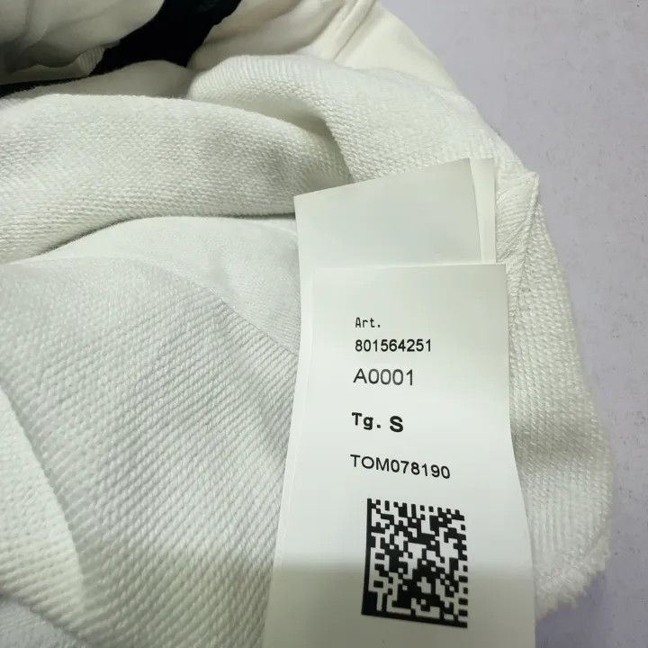 Stone Island Stone Island White Zip-Up Hoodie for Men Size US S / EU 44-46 / 1 - 6 Thumbnail