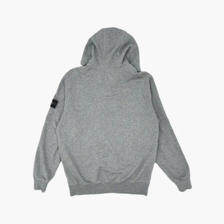 Stone Island Stone Island Gray Hooded Zip Sweatshirt Size US XL / EU 56 / 4 - 3 Thumbnail