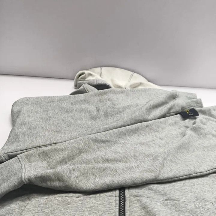 Stone Island Stone Island Gray Hooded Zip Sweatshirt Size US XL / EU 56 / 4 - 9 Thumbnail