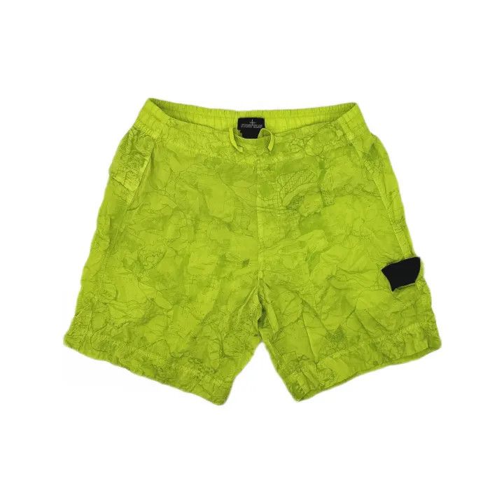 Stone Island Stone Island SS23 Nylon Meta Green Shorts Size US 26 / EU 42 - 2 Thumbnail