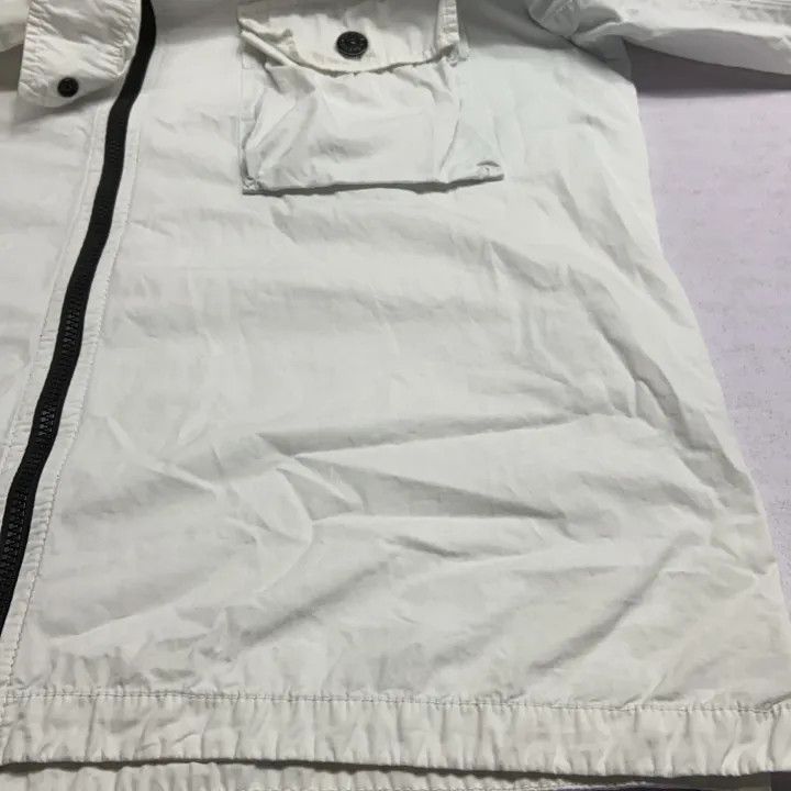 Stone Island Stone Island Pocket Washed Jacket in Pearl White Size US XXL / EU 58 / 5 - 13 Thumbnail