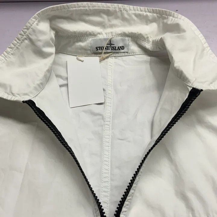 Stone Island Stone Island Pocket Washed Jacket in Pearl White Size US XXL / EU 58 / 5 - 8 Thumbnail