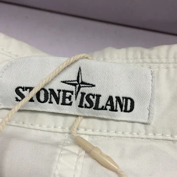 Stone Island Stone Island Pocket Washed Jacket in Pearl White Size US XXL / EU 58 / 5 - 6 Thumbnail