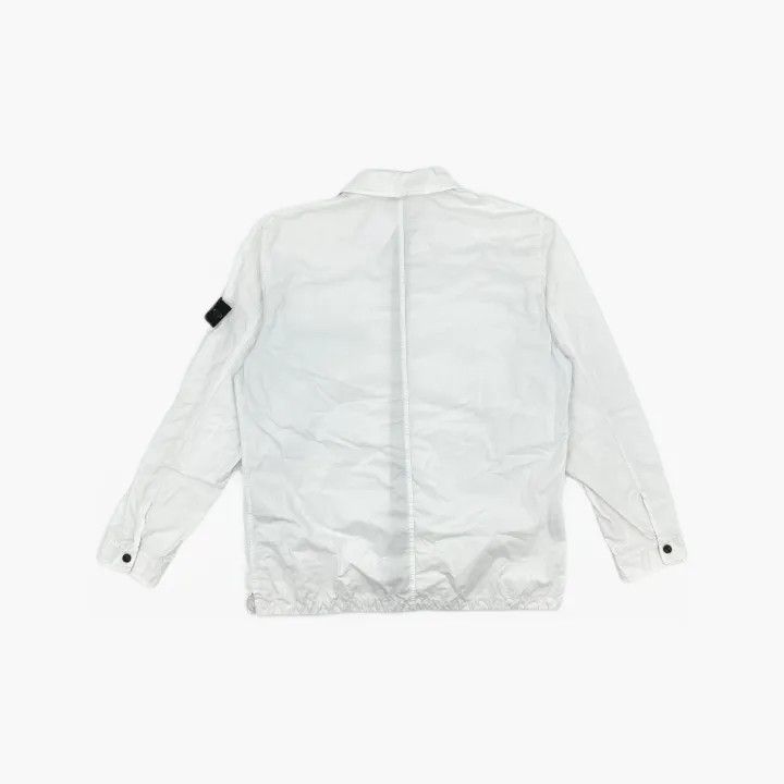 Stone Island Stone Island Pocket Washed Jacket in Pearl White Size US XXL / EU 58 / 5 - 3 Thumbnail