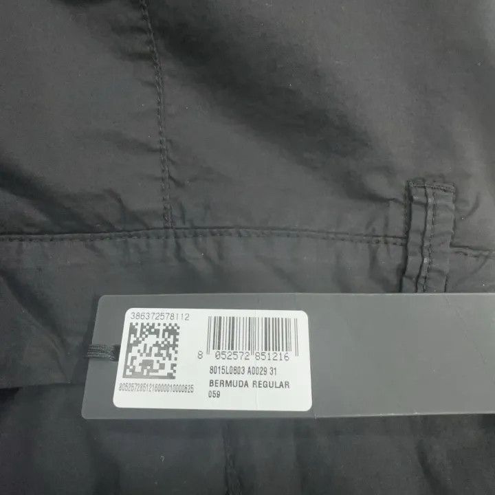Stone Island Stone Island Black Bermuda Cargo Shorts Size US 31 - 4 Thumbnail