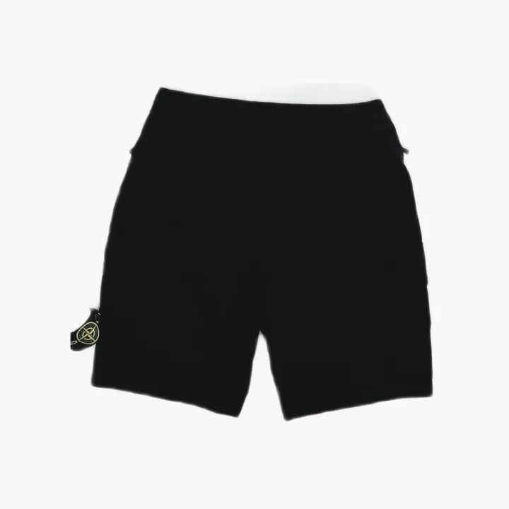 Stone Island Stone Island Black Bermuda Cargo Shorts Size US 31 - 3 Thumbnail