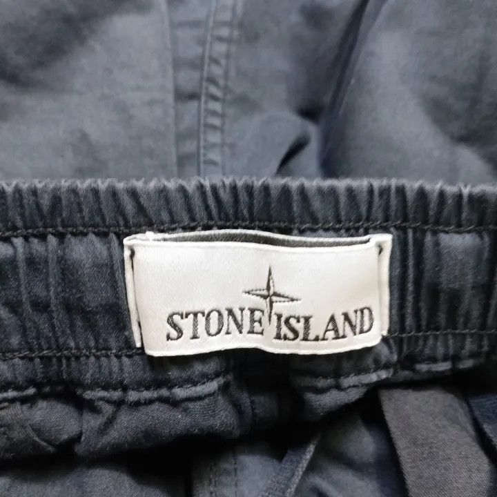 Stone Island Stone Island Black Logo Patch Cargo Pants Size US 32 / EU 48 - 4 Thumbnail