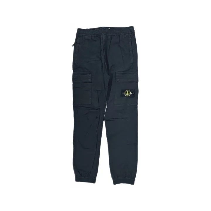 Stone Island Stone Island Black Logo Patch Cargo Pants Size US 32 / EU 48 - 2 Thumbnail