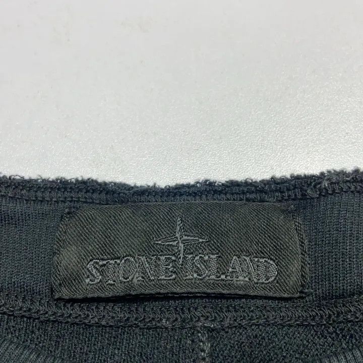 Stone Island Stone Island Black Lightweight Cotton Sweatshirt Size US XL / EU 56 / 4 - 4 Thumbnail