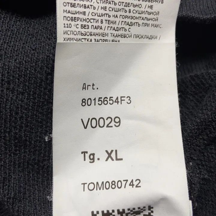 Stone Island Stone Island Black Lightweight Cotton Sweatshirt Size US XL / EU 56 / 4 - 6 Thumbnail