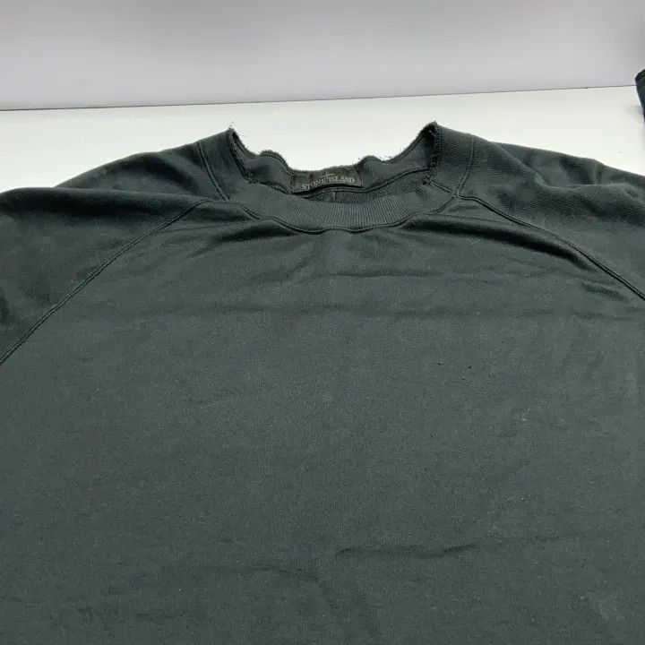 Stone Island Stone Island Black Lightweight Cotton Sweatshirt Size US XL / EU 56 / 4 - 13 Thumbnail