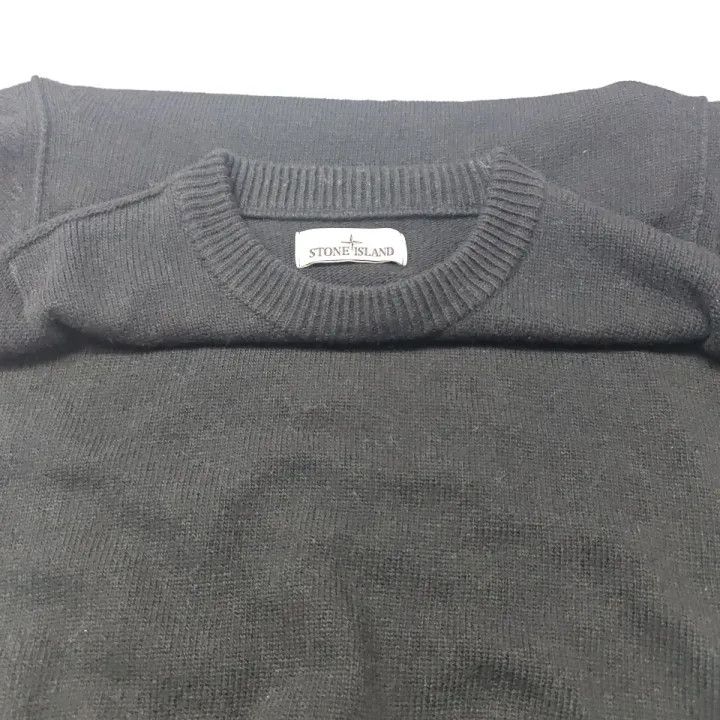 Stone Island Stone Island Black Long Sleeve Sweater Size US L / EU 52-54 / 3 - 8 Thumbnail