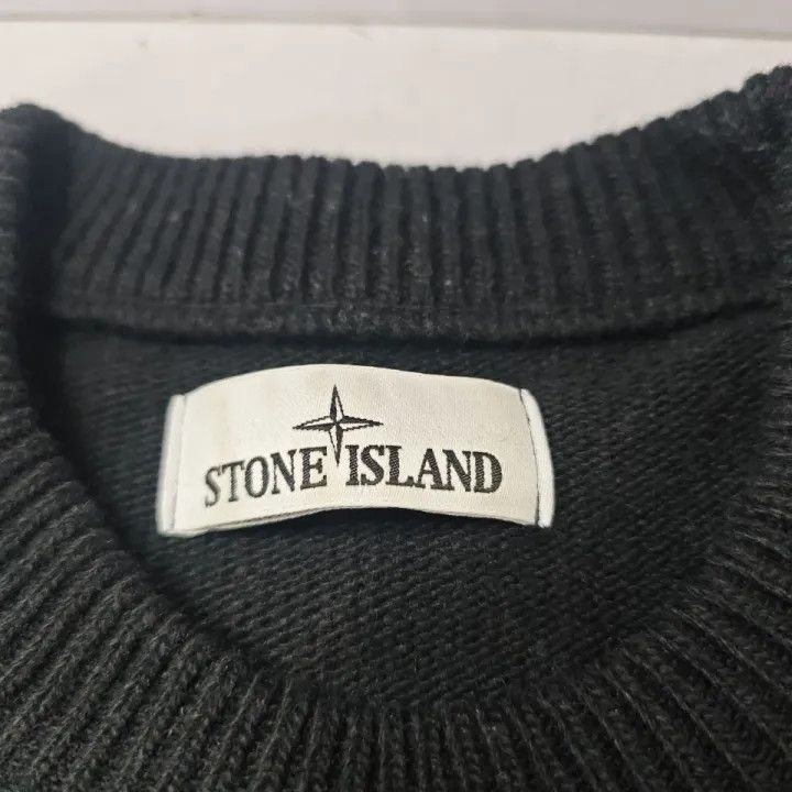 Stone Island Stone Island Black Long Sleeve Sweater Size US L / EU 52-54 / 3 - 4 Thumbnail
