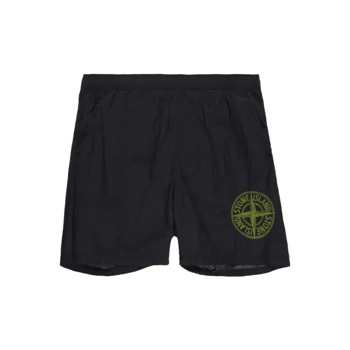 Stone Island Stone Island Black Logo Embroidered Casual Shorts Size US 26 / EU 42 - 2 Thumbnail