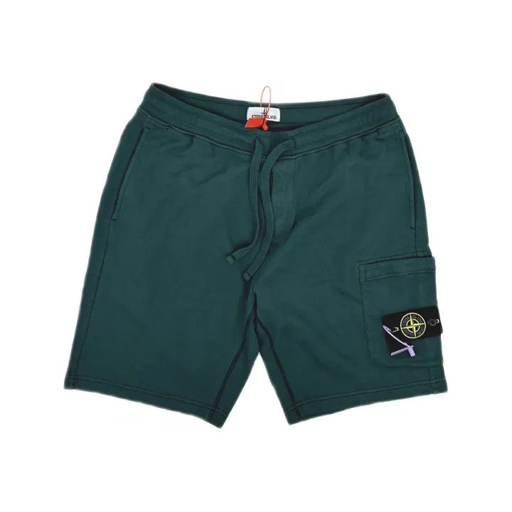 Stone Island Stone Island Green Logo Cargo Shorts Size US 44 / EU 60 - 2 Thumbnail