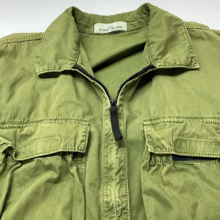 Stone Island Stone Island SS22 Green Long Sleeve Jacket Size US XXL / EU 58 / 5 - 9 Thumbnail