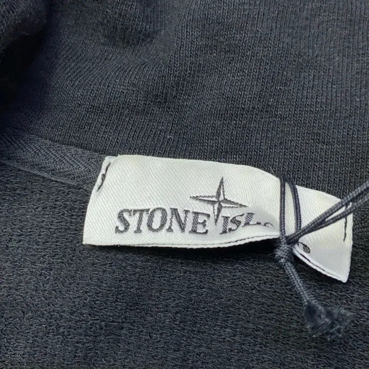 Stone Island Stone Island Black Logo Zip-Up Jacket Size US XXL / EU 58 / 5 - 6 Thumbnail