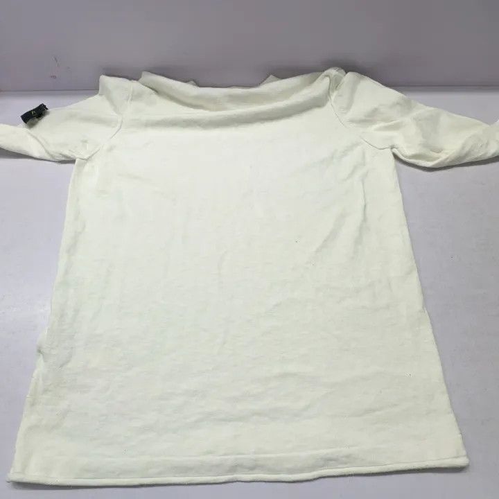 Stone Island Stone Island White Logo Long Sleeve Sweater Size US L / EU 52-54 / 3 - 14 Thumbnail