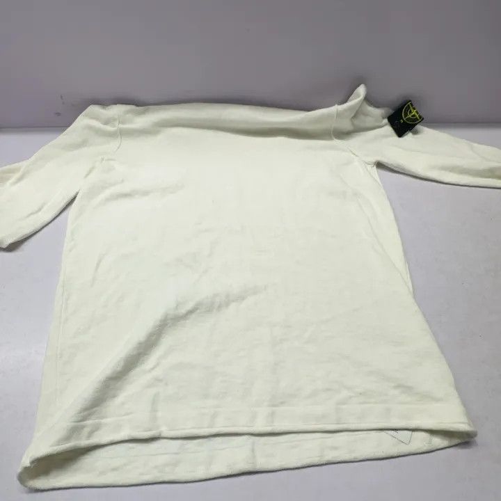 Stone Island Stone Island White Logo Long Sleeve Sweater Size US L / EU 52-54 / 3 - 12 Thumbnail