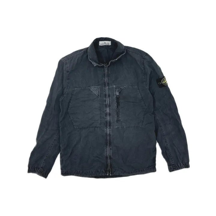 Stone Island Stone Island Black Washable Canvas Jacket Size US M / EU 48-50 / 2 - 2 Thumbnail