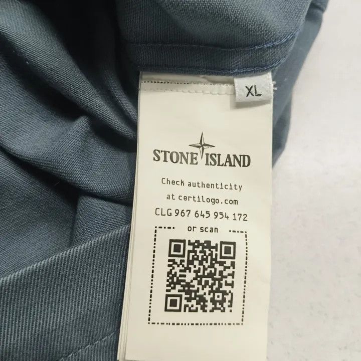 Stone Island Stone Island Blue Zip Jacket for Men Size US XL / EU 56 / 4 - 5 Thumbnail
