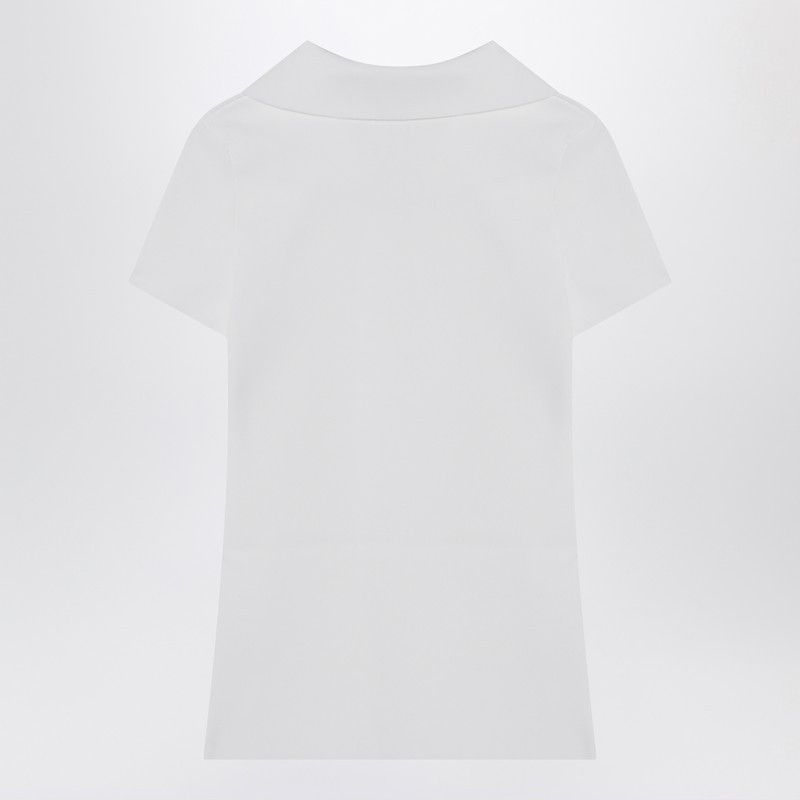 Balenciaga Balenciaga White Short-Sleeve Nano Bb Tank Top Size XS / US 0-2 / IT 36-38 - 2 Thumbnail