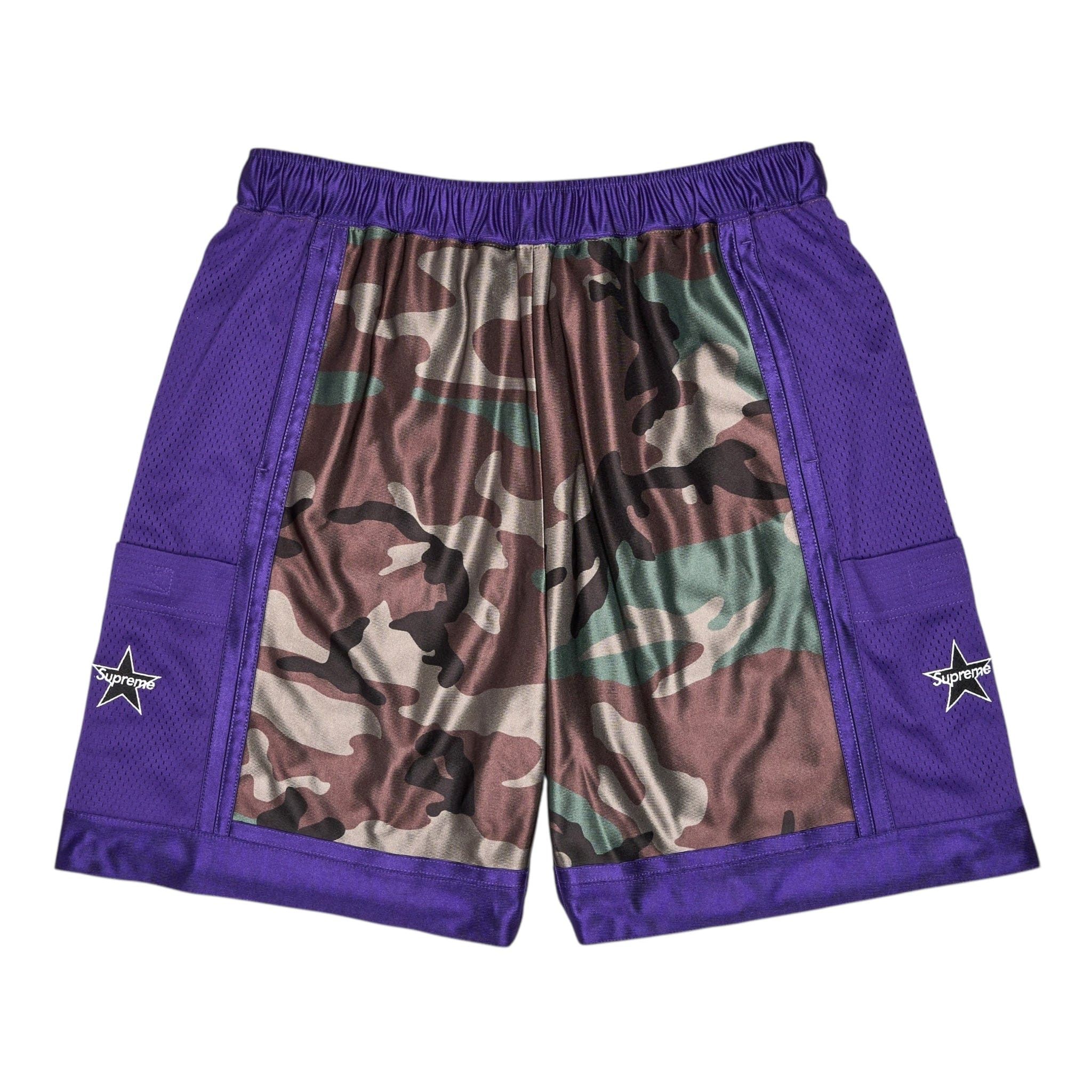 Supreme Side Pocket Basketball Shorts Woodland Camo | Grailed