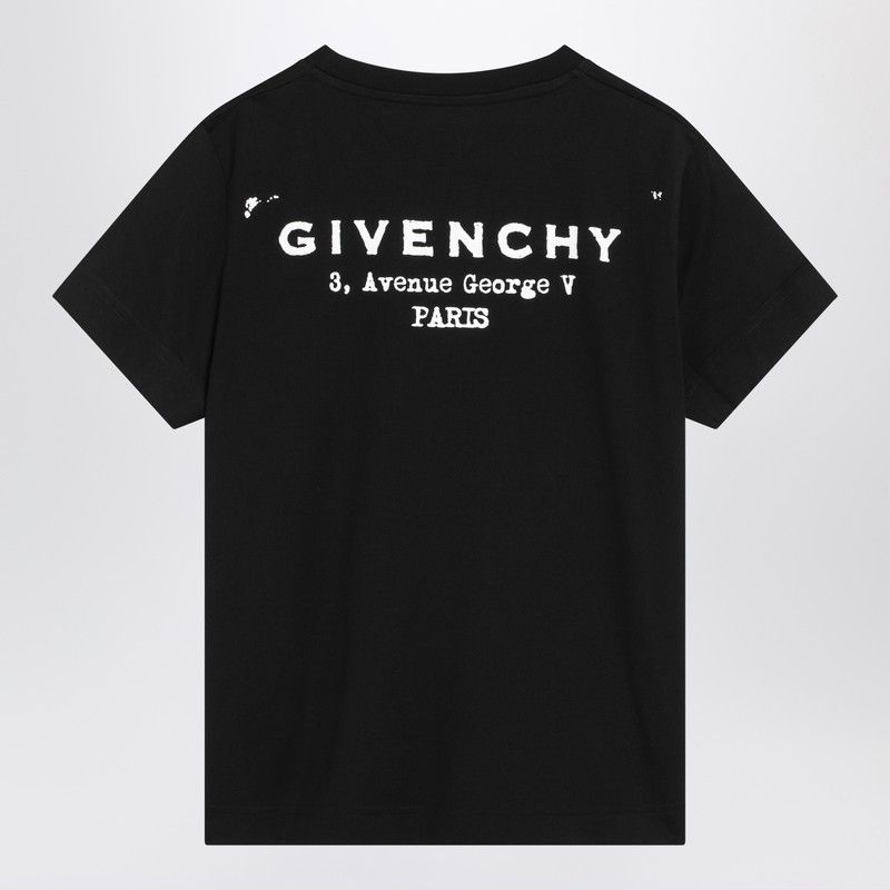 Givenchy Givenchy Black Cotton T-Shirt With Logo Size S / US 4 / IT 40 - 2 Thumbnail