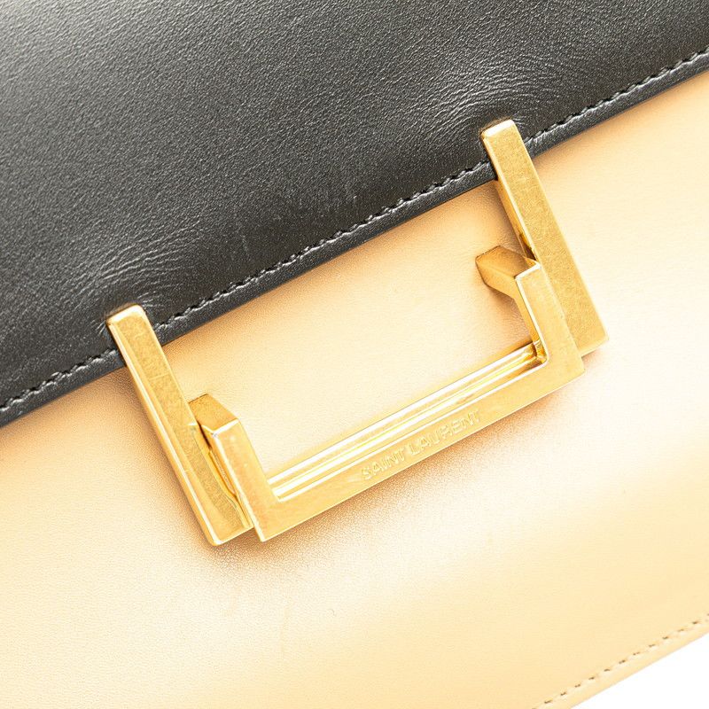 Yves Saint Laurent Yves Saint Laurent Saint Laurent Logo Leather Shoulder Bag Leather Shoulder Bag DUTY FREE for USA Size ONE SIZE - 7 Thumbnail