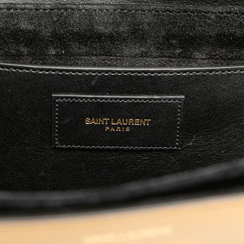 Yves Saint Laurent Yves Saint Laurent Saint Laurent Logo Leather Shoulder Bag Leather Shoulder Bag DUTY FREE for USA Size ONE SIZE - 9 Thumbnail